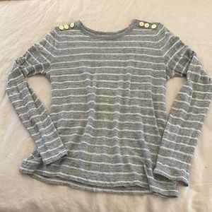 Banana Republic Linen Long Sleeved Tee